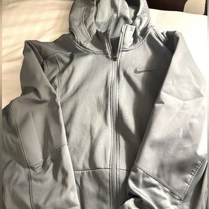 - Nike grey. Sweatsuit. Jacket. Barely worn
